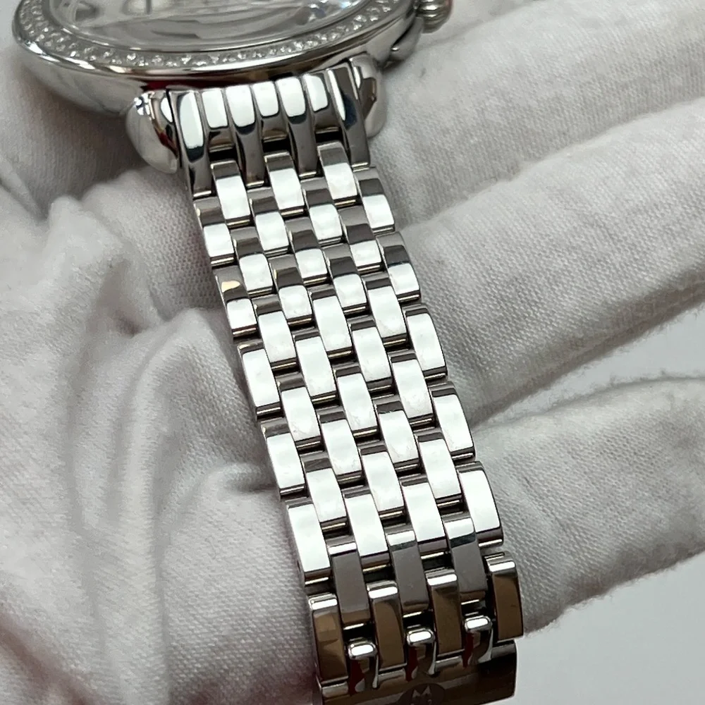 💖Michele Serein💖Diamond Silver Dial Chronograph 40mm Stainless Steel Ladi… - Picture 8 of 17